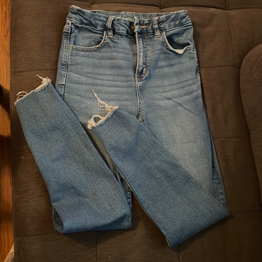 American eagle curvy high rise jeggings size 2